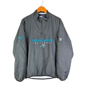 Carolina Panthers NFL Equipment Reebok Vented Sideline Windbreaker Jacket Men XL